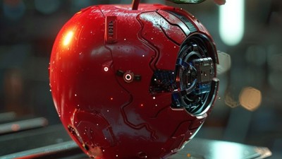 “Apple à l’ère de l’IA” (Qant, M. de R. avec Midjourney)