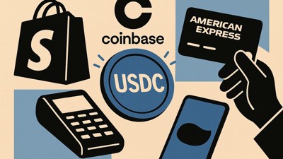 Une alliance entre Coinbase, American Express et Shopify. • Qant, M. de R. avec GPT-4o