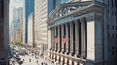 Un nouvel ETF à Wall Street • Qant, M. de R. avec Midjourney