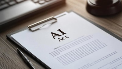 Les premières critiques pour l'AI Act • Qant, M. de R. avec Midjourney Les premières critiques pour l'AI Act • Qant, M. de R. avec Midjourney