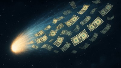 Une comète de billets. • Qant avec GPT-4o