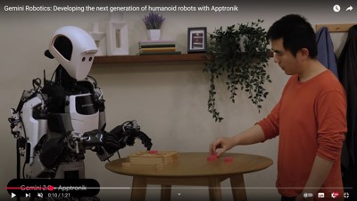 Google Deepmind et Apptronik présentent les capacités de Gemini Robotics