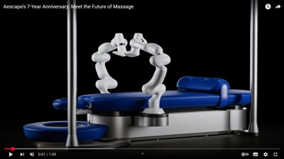 Le massage robotique selon Aescape