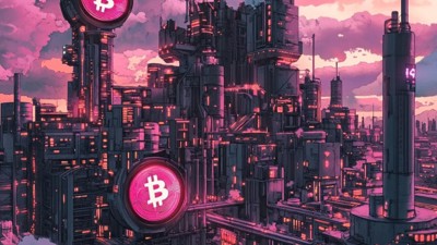 "Une start-up crypto pour Donald Trump" (Qant, M. de R. avec Midjourney)