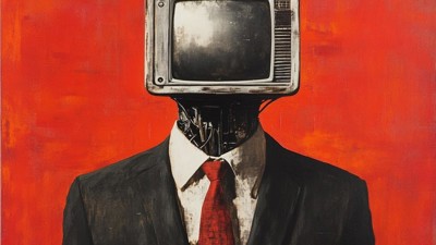 Les risques de la désinformation • Qant, M. de R. avec Midjourney