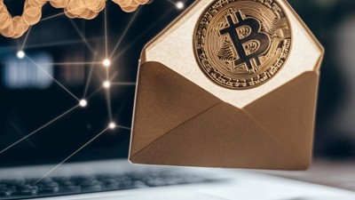 Du Bitcoin par mail • Qant, M. de R. avec Midjourney Du Bitcoin par mail • Qant, M. de R. avec Midjourney