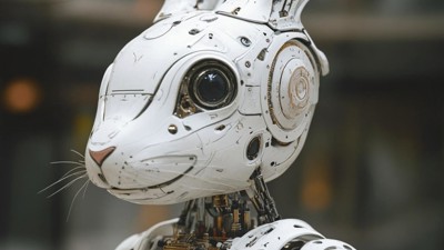 Le retour du lapin IA ﻿• Qant, M. de R. avec Midjourney