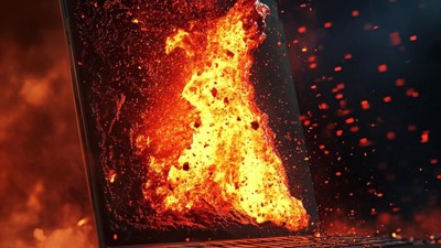 Du magma dans l’IA • Qant, M. de R. avec Midjourney