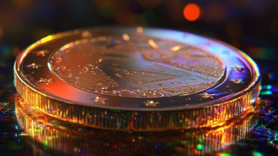 L’euro numérique après le bitcoin ? • Qant, M. de R. avec Midjourney