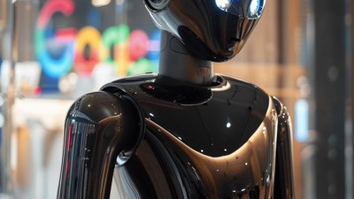 "Le nouveau robot de Google" (Qant, M. de R. avec Midjourney)