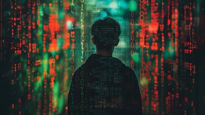 “Fuite de données chez Google” (Qant, M. de R. avec Midjourney)