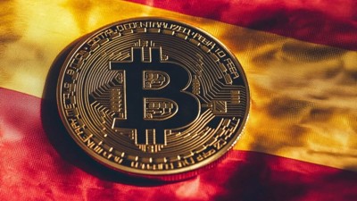 Le Bitcoin à la sauce espagnole • Qant, M. de R. avec Midjourney